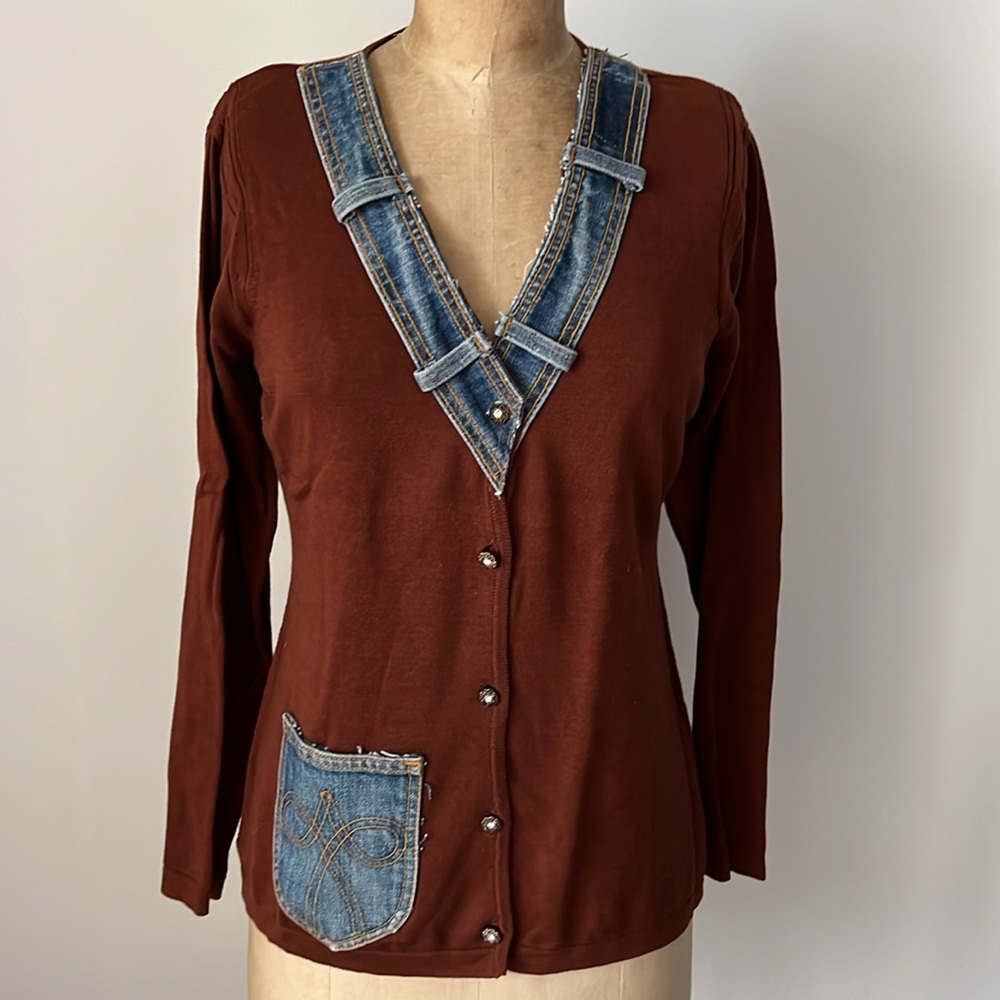 1980’s Vintage Handmade Cardigan Sweater